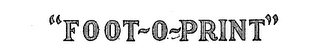 "FOOT-O-PRINT."