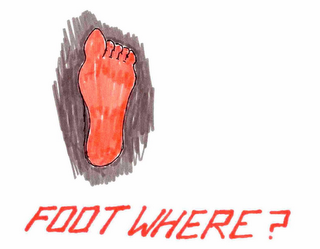 FOOT WHERE? logo
