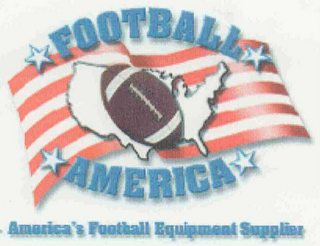 FOOTBALL AMERICA AMERICA'S FOOTBALL EQUIPMENT SUPPLIER logo