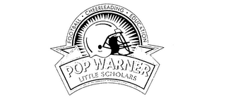 FOOTBALL CHEERLEADING EDUCATION POP WARNER LITTLE SCHOLARS logo