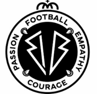 FOOTBALL COURAGE EMPATHY PASSION MIB logo