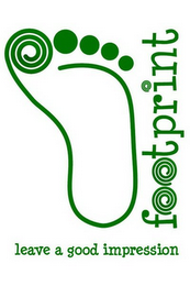 FOOTPRINT LEAVE A GOOD IMPRESSION logo