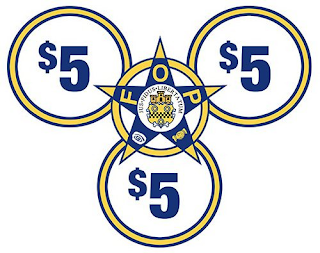 FOP $5 $5 $5 logo