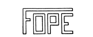 FOPE logo