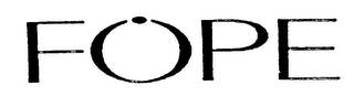 FOPE logo