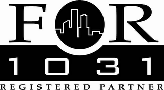 FOR 1031 REGISTERED PARTNER logo