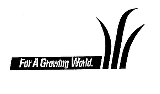 FOR A GROWING WORLD. logo