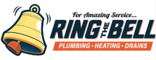 FOR AMAZING SERVICE... RING THE BELL PLUMBING ∙ HEATING ∙ DRAINS logo