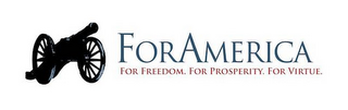 FOR AMERICA. FOR FREEDOM. FOR PROSPERITY. FOR VIRTUE. logo