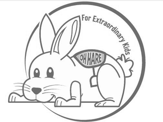 FOR EXTRAORDINARY KIDS OH HARE logo