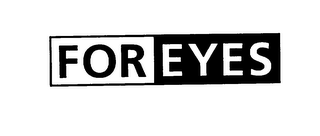 FOR EYES logo