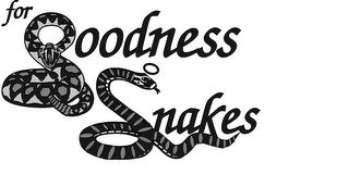 FOR GOODNESS SNAKES logo