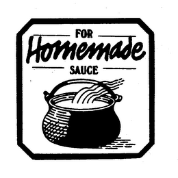 FOR HOMEMADE SAUCE logo