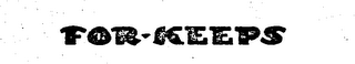 FOR-KEEPS logo