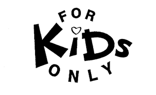 FOR KIDS ONLY logo