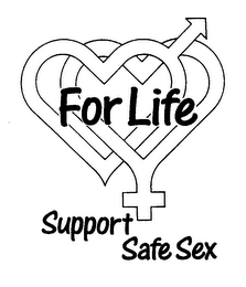 FOR LIFE SUPPORT SAFE SEX logo