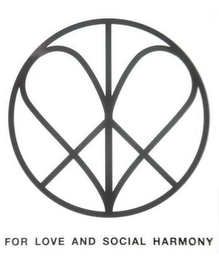 FOR LOVE AND SOCIAL HARMONY logo