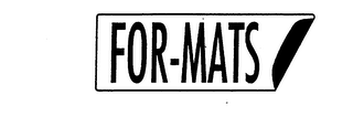 FOR-MATS logo