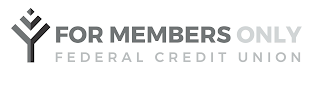 FOR MEMBERS ONLY FEDERAL CREDIT UNION Y logo