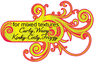 FOR MIXED TEXTURES CURLY, WAVY, KINKY-COILY, FRIZZY logo