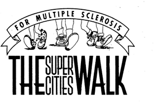 FOR MULTIPLE SCLEROSIS THE SUPER CITIES WALK logo