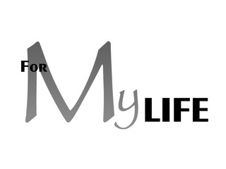 FOR MY LIFE logo