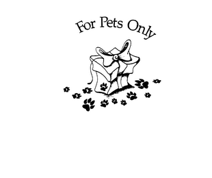 FOR PETS ONLY logo