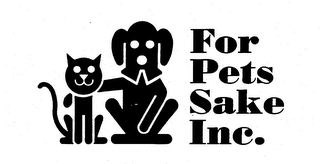 FOR PETS SAKE INC. logo