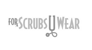 FOR RX SCRUBS U WEAR logo