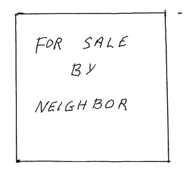 FOR SALE BY NEIGHBOR logo