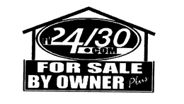 FOR SALE BY OWNER PLUS TV 24/30.COM logo