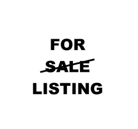 FOR SALE LISTING logo
