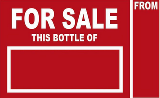 FOR SALE THIS BOTTLE OF FROM logo