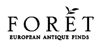 FOR T EUROPEAN ANTIQUE FINDS logo