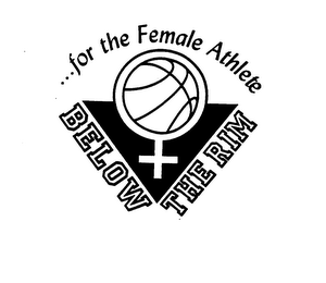 ...FOR THE FEMALE ATHLETE BELOW THE RIM logo