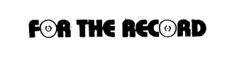 FOR THE RECORD logo