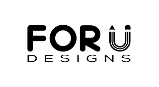 FOR U DESIGNS logo