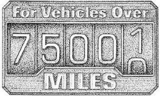 FOR VEHICLES OVER 75000 MILES logo