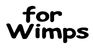 FOR WIMPS logo