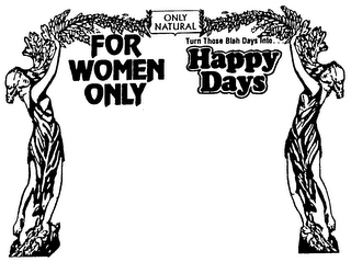 FOR WOMEN ONLY logo