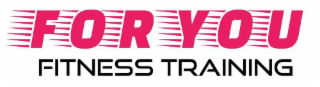 FOR YOU FITNESS TRAINING logo