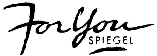 FOR YOU SPIEGEL logo