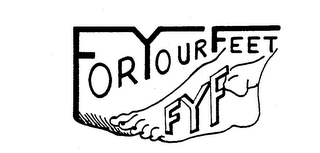 FOR YOUR FEET FYF logo