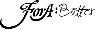 FORA:BUTTER logo