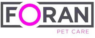FORAN PET CARE logo
