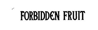FORBIDDEN FRUIT logo
