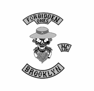 FORBIDDEN ONES BROOKLYN MC X logo
