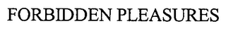 FORBIDDEN PLEASURES logo