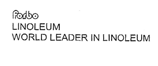 FORBO LINOLEUM WORLD LEADER IN LINOLEUM logo