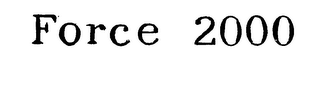 FORCE 2000 logo